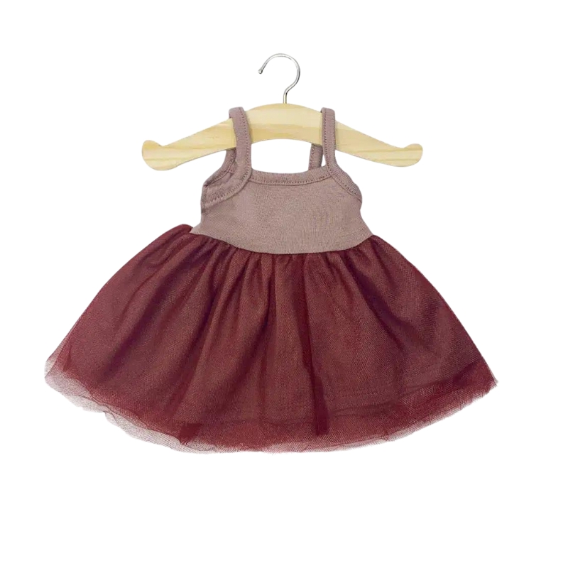 Minikane Burgundy Rosella Tutu - 34cm